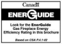 EnerGuide label for fireplaces