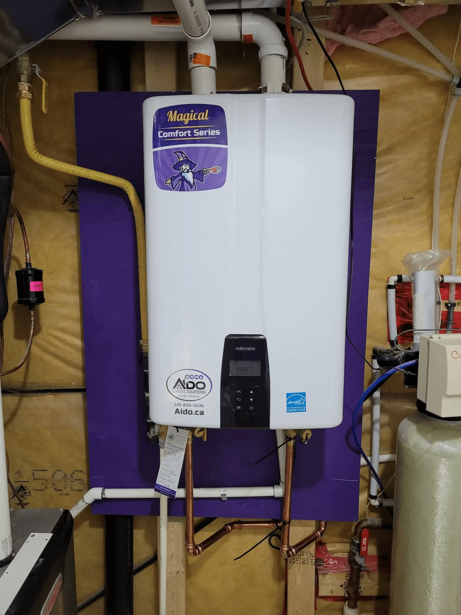 Trust Aido Climate Solutions Inc. with your tankless water heater service in Guelph ON.